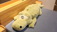Peluche géante Crocodile Alligator de 60 à 140cm ! Énorme coussin croco