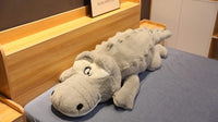 Peluche géante Crocodile Alligator de 60 à 140cm ! Énorme coussin croco