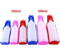 Bouteille portable - Gourde d'eau pour chiens, 250 à 500ml. Idéal balades
