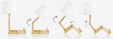 Lampe bonhomme articulé en bois, luminaire design original