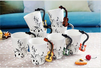Tasses ou mug en céramique instrument 3D pour les fans de musique !