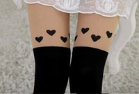 Collants - Bas en forme de chats, lapin, étoiles, cœur, etc