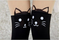 Collants - Bas en forme de chats, lapin, étoiles, cœur, etc
