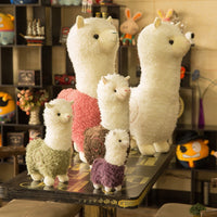 Peluche Lama, alpaga géant, 28 à 80 cm