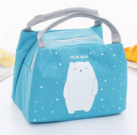 Sac isotherme pour pique nique. Lunch box avec dessins d'animaux et personnages