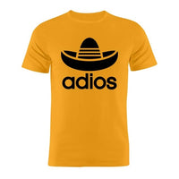 Tee shirt humoristique Adios, parodie de Adidas