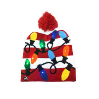 Bonnet de Noël lumineux qui clignote