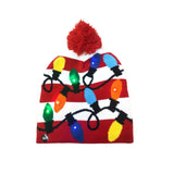 Bonnet de Noël lumineux qui clignote
