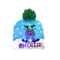 Bonnet de Noël lumineux qui clignote