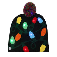 Bonnet de Noël lumineux qui clignote