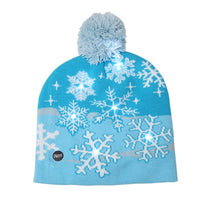 Bonnet de Noël lumineux qui clignote