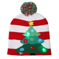 Bonnet de Noël lumineux qui clignote
