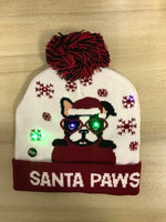 Bonnet de Noël lumineux qui clignote