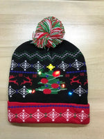 Bonnet de Noël lumineux qui clignote
