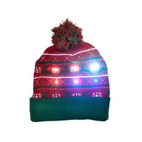 Bonnet de Noël lumineux qui clignote