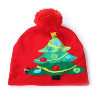 Bonnet de Noël lumineux qui clignote