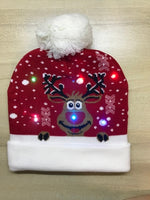 Bonnet de Noël lumineux qui clignote