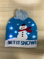 Bonnet de Noël lumineux qui clignote