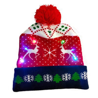 Bonnet de Noël lumineux qui clignote
