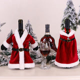 Décoration de bouteille de vin ou de champagne pour Noël