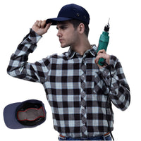 Casquette avec casque de protection intégré. Casquette de sécurité pour sports, bricolage etc