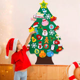 Arbre de noël DIY pour bébés, avec scratchs. Sapin à décorer pour les enfants