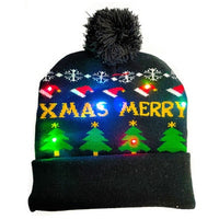 Bonnet de Noël lumineux qui clignote
