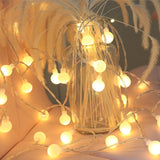 Guirlande lumineuse avec flocons de neige ou points lumineux