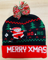 Bonnet de Noël lumineux qui clignote