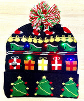 Bonnet de Noël lumineux qui clignote