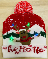 Bonnet de Noël lumineux qui clignote