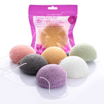 Eponges Konjac naturelles - Charbon de Bambou