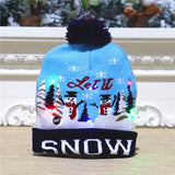 Bonnet de Noël lumineux qui clignote