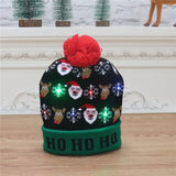 Bonnet de Noël lumineux qui clignote
