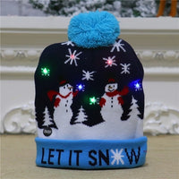 Bonnet de Noël lumineux qui clignote