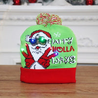 Bonnet de Noël lumineux qui clignote