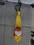 Cravate de Noël lumineuse et colorée qui clignote (père noël, bonhomme de neige, sapin, flocons, etc)