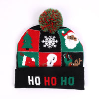 Bonnet de Noël lumineux qui clignote
