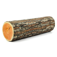 Coussin oreiller en forme de rondin de bois, original insolite