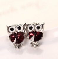 Boucles d'oreille chouettes (existe en 11 couleurs)