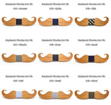 Moustache nœud papillon en bois original pour homme