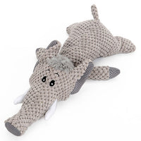 Jouets peluches animaux pour chien : Lion Éléphant Chien