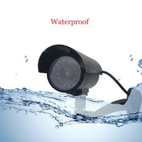 Caméra de surveillance factice. Fausse vidéo surveillance, waterproof avec LED clignotante