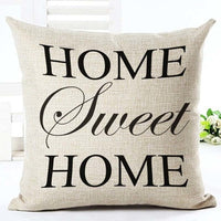 Housses de coussins design, noir et blanc style nordique, love, panda, citations 45x45cm