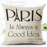 Housses de coussins design, noir et blanc style nordique, love, panda, citations 45x45cm