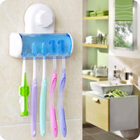 Porte brosses à dents mural 5 emplacements
