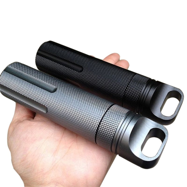 Capsule d'urgence étanche en aluminium. Pour cigarettes, médicaments, briquet, billets, clés, etc