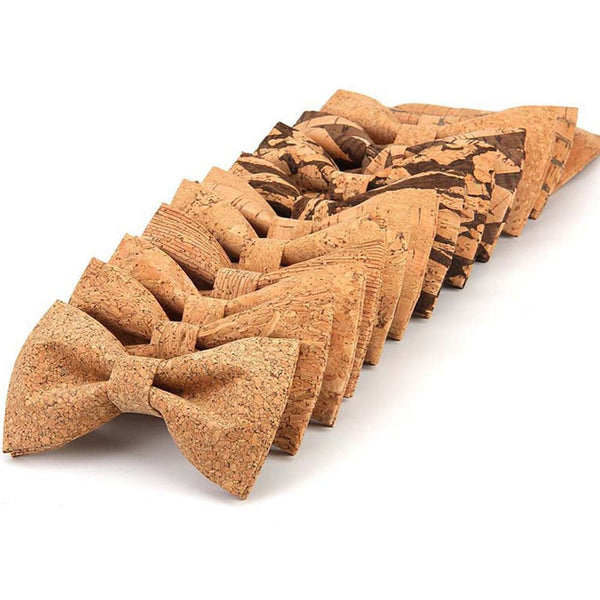 Nœud papillon en liège. Idée originale pour mariages, baptêmes, réveillon