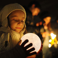 Lampe Lune 3D, veilleuse rechargeable à LED