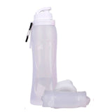 Bouteille gourde pliable incassable sans BPA pour sportifs 500ml